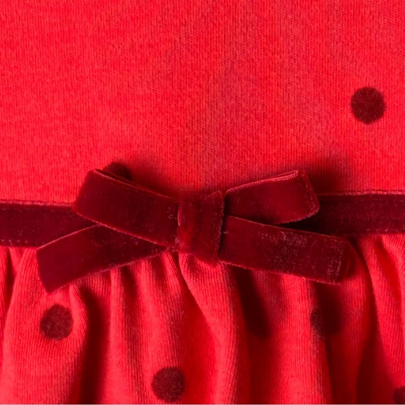 Boden Red Peter Pan Collar Polka Dot Dress 2-3Y G4478 - Picture 4 of 10